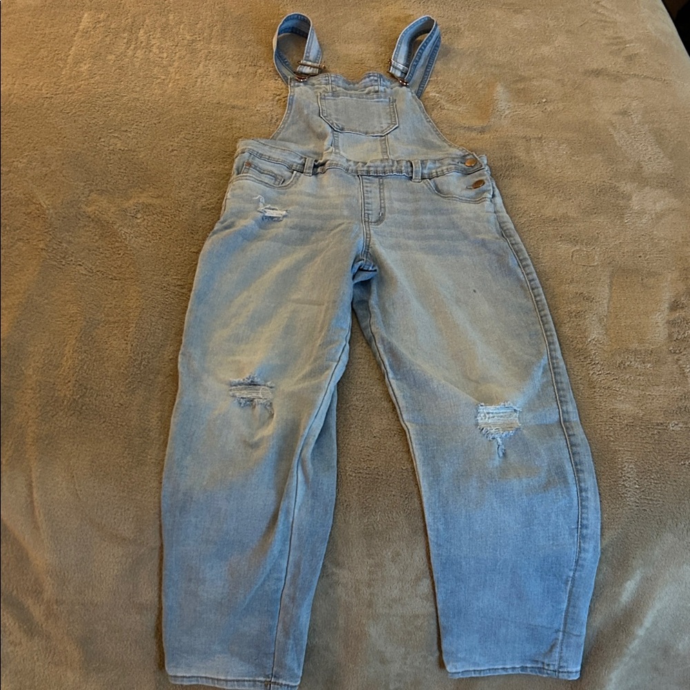 Wonder Nation Denim Blue Kids Overalls